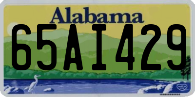 AL license plate 65AI429