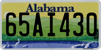 AL license plate 65AI430