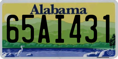 AL license plate 65AI431