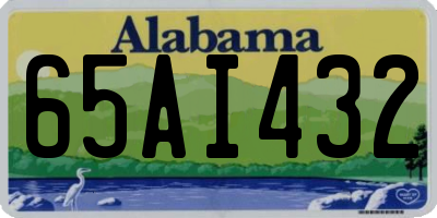 AL license plate 65AI432