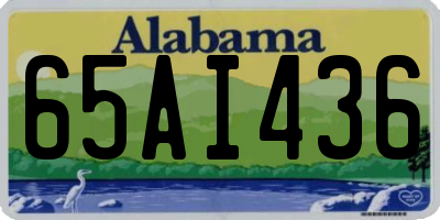 AL license plate 65AI436