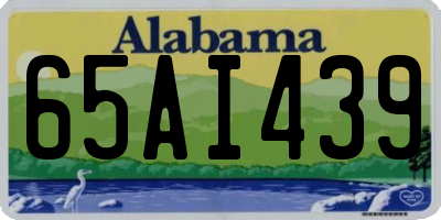 AL license plate 65AI439