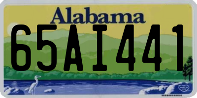 AL license plate 65AI441