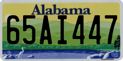 AL license plate 65AI447