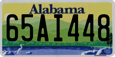 AL license plate 65AI448