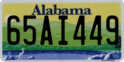 AL license plate 65AI449