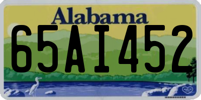 AL license plate 65AI452