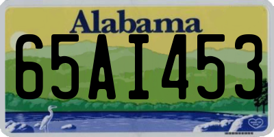 AL license plate 65AI453