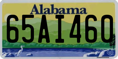 AL license plate 65AI460