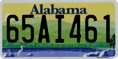 AL license plate 65AI461