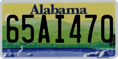 AL license plate 65AI470