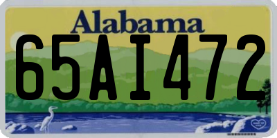 AL license plate 65AI472