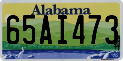 AL license plate 65AI473