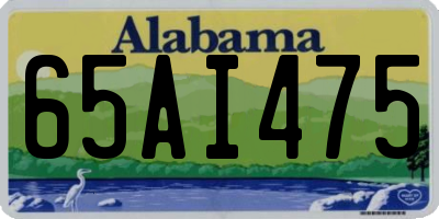 AL license plate 65AI475