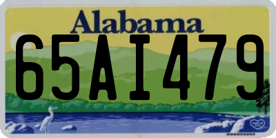 AL license plate 65AI479