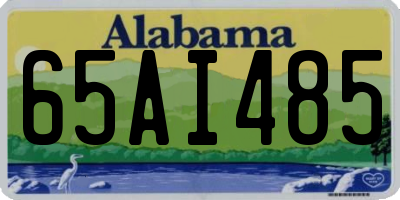 AL license plate 65AI485