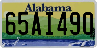 AL license plate 65AI490