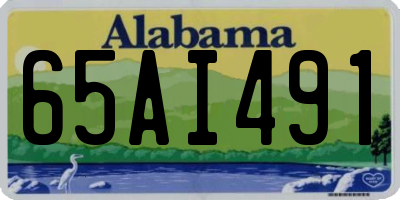 AL license plate 65AI491