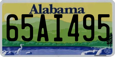 AL license plate 65AI495