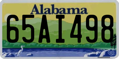 AL license plate 65AI498