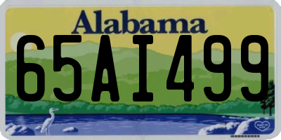 AL license plate 65AI499
