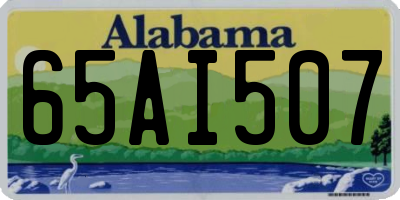 AL license plate 65AI507
