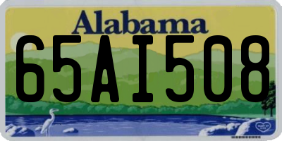 AL license plate 65AI508