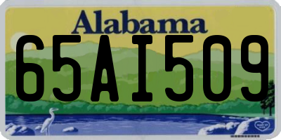 AL license plate 65AI509