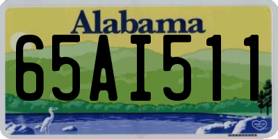 AL license plate 65AI511