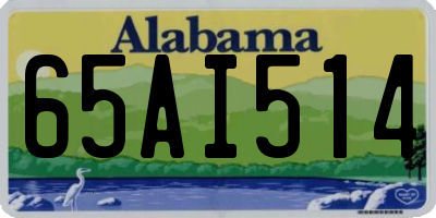 AL license plate 65AI514