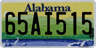 AL license plate 65AI515