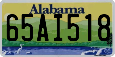 AL license plate 65AI518