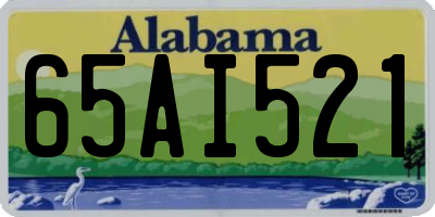 AL license plate 65AI521