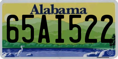 AL license plate 65AI522