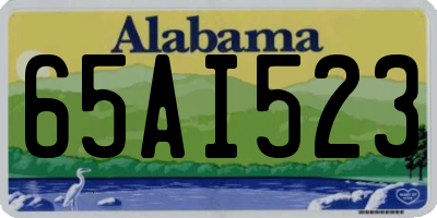 AL license plate 65AI523