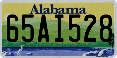 AL license plate 65AI528