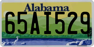 AL license plate 65AI529