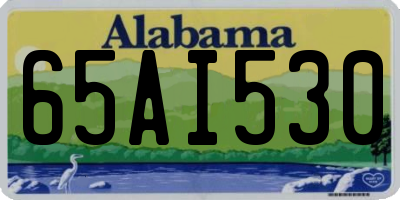AL license plate 65AI530