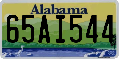 AL license plate 65AI544
