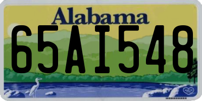 AL license plate 65AI548