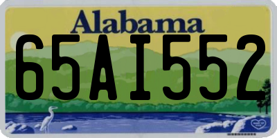 AL license plate 65AI552