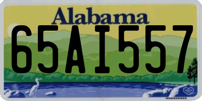 AL license plate 65AI557
