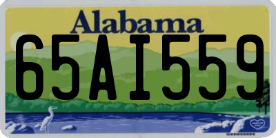 AL license plate 65AI559