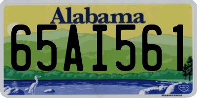 AL license plate 65AI561