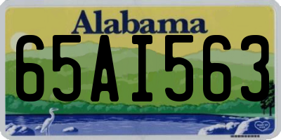 AL license plate 65AI563