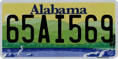 AL license plate 65AI569