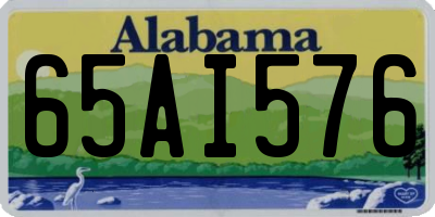 AL license plate 65AI576