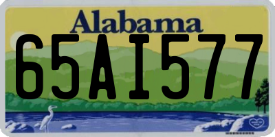 AL license plate 65AI577