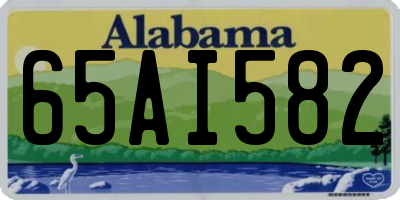 AL license plate 65AI582