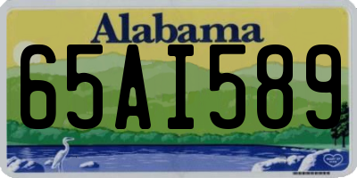 AL license plate 65AI589